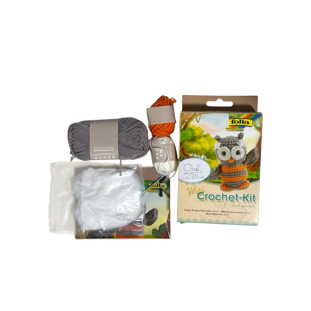 NEW Folia Mini Crochet Set - Owl - Picture 2 of 2